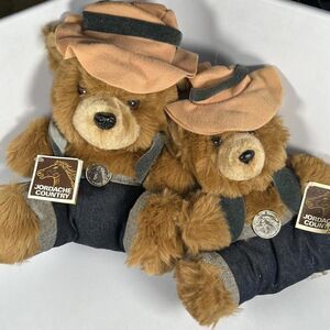 Vintage 1981 Jordache Jeans | Jordy Plush Bear Promotion 12” & 10”
